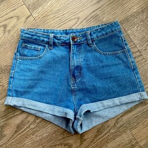 SHEIN High-waisted Denim Shorts